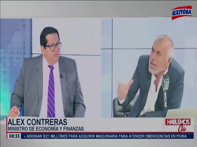 Entrevista a Alex Contreras, ministro de Economía (Parte 2)