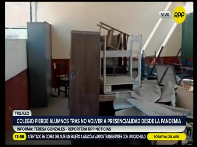 Trujillo: Colegio pierde alumnos tras no volver a presencialidad 