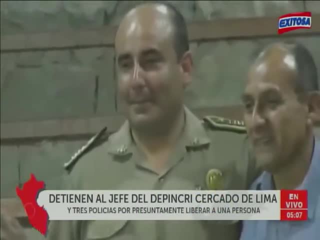 Detienen al jefe del Depincri Cercado de Lima y tres policías por presuntamente liberar a una persona 