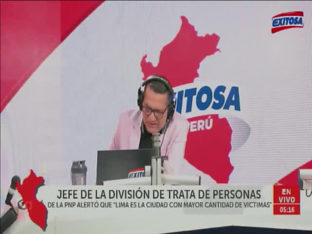 Jefe de la División de Trata de Personas de la PNP alertó que Lima es la ciudad con mayor cantidad de víctimas 