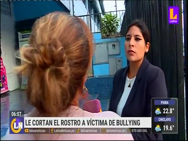 Le cortan el rostro a víctima de bullying 