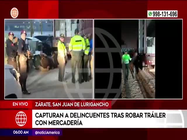 Capturan a delincuentes en San Juan de Lurigancho