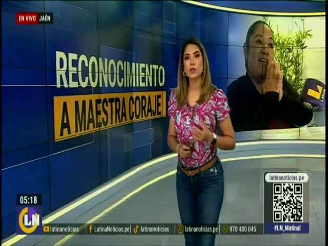 Reconocimiento a maestra coraje