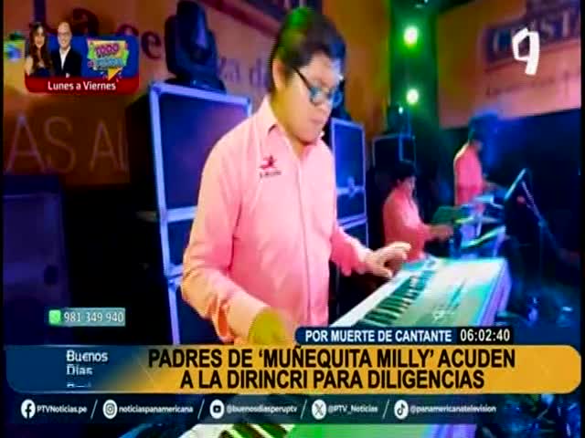 Padres de la Muñequita Milly acuden a la Dirincri para diligencias 