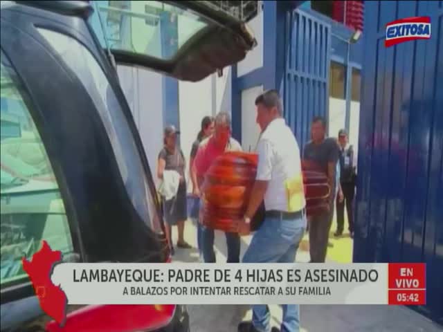 Lambayeque: Padre de 4 hijas es asesinado a balazos por intentar rescatar a su familia