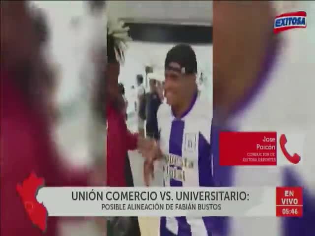 Unión Comercio vs Universitario: Posible alineación de Fabián Bustos 