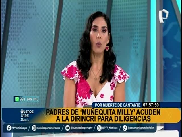 Muñequita Milly: Padres acuden a la Dirincri para diligencias 