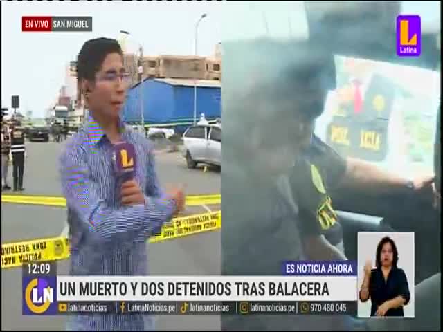 Un muerto y dos detenidos tras balacera