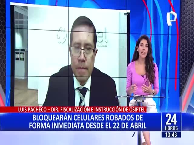 Enlace con Luis Pacheco, director de fiscalización e instrucción de OSIPTEL