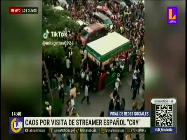 Caos por visita de Cry en Perú