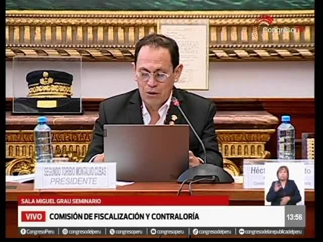 Sesión extraordinaria de la Comisión de Fiscalización (Parte 03)