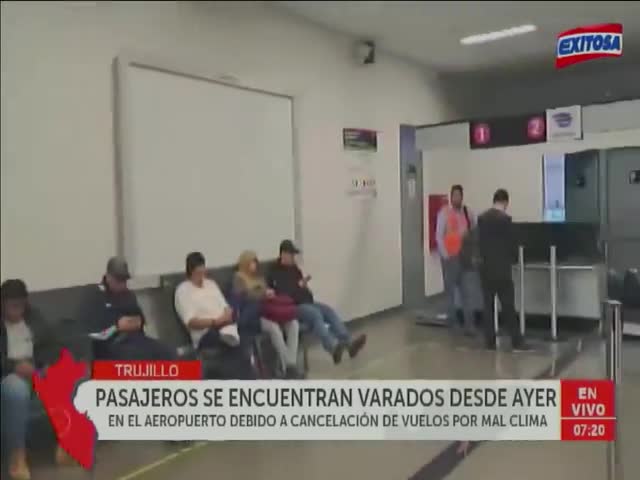 Pasajeros se encuentran varados en Trujillo 