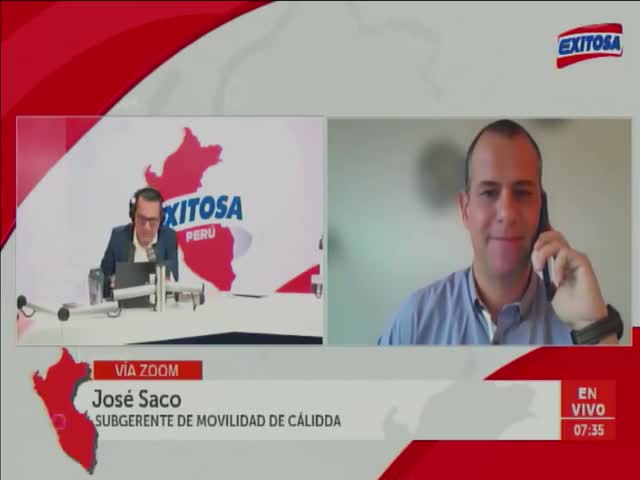 Entrevista a José Saco, subgerente de movilidad de Cálida