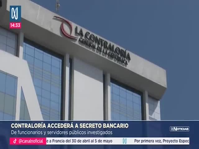 Contraloría accederá a secreto bancario