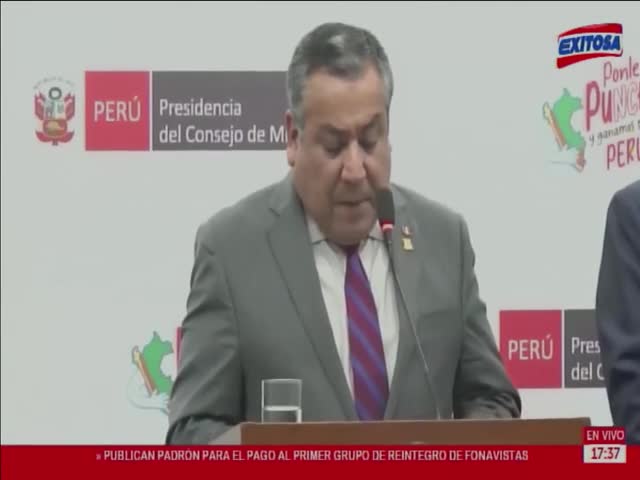 Conferencia de prensa del Consejo de Ministros 