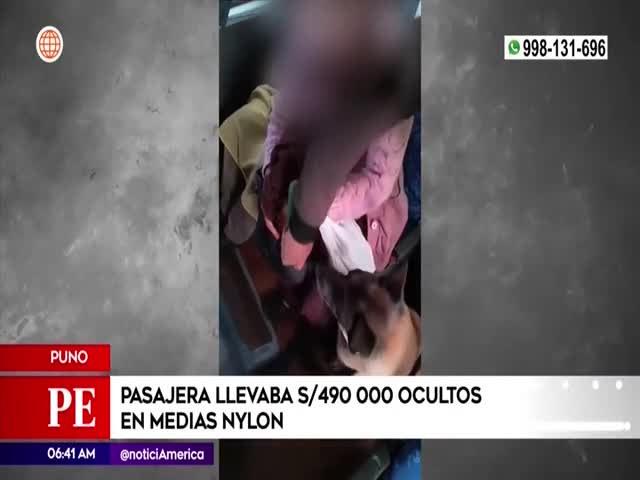 Pasajera llevada caso medio millón de soles 