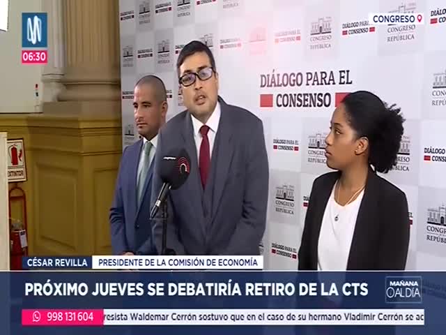 Retiro de CTS deberá debatirse el jueves