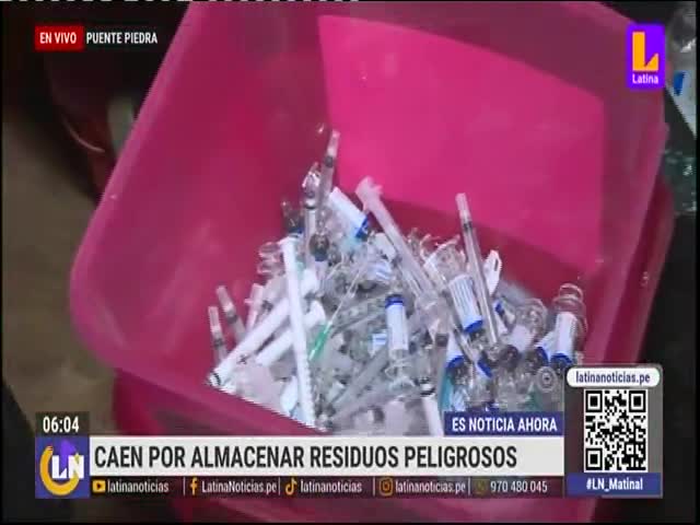 Caen por reciclar residuos hospitalarios