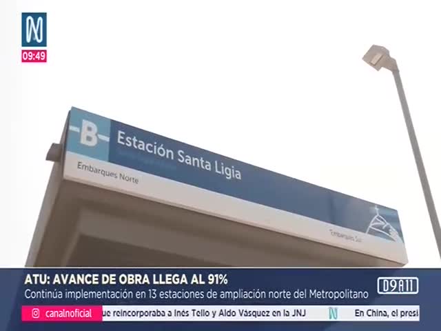 Avance de obras llegan al 91 por ciento