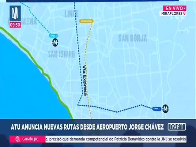 ATU anuncia nuevas rutas de aeropuerto Jorge Chávez