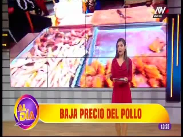 Baja precio del pollo