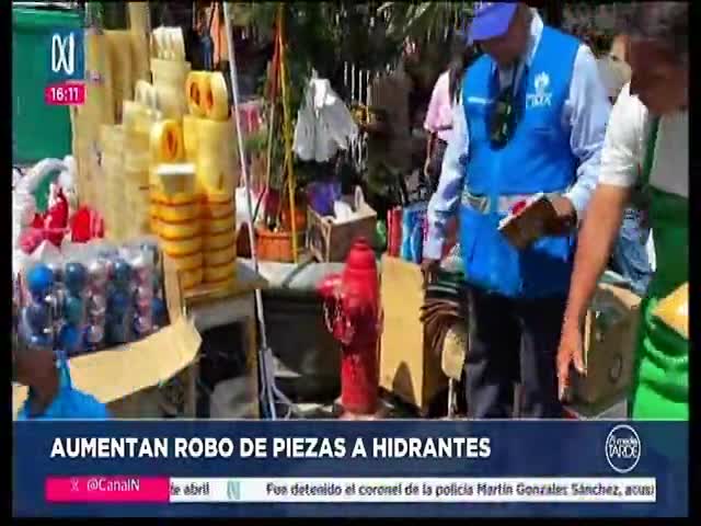 Aumentan robo de piezas a hidrantes