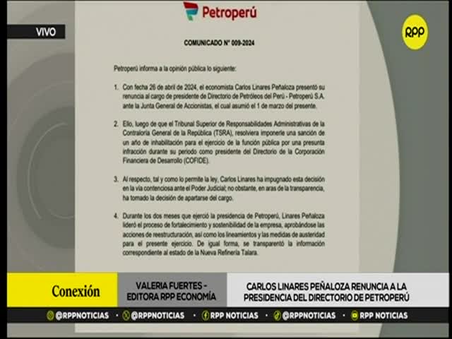 Comunicado de Petroperú