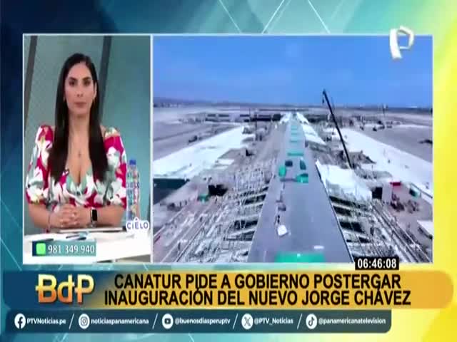 Canatur pide a Gobierno postergar inauguración del nuevo Jorge Chávez 