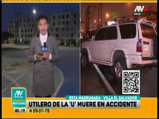 Utilero de la U muere en accidente