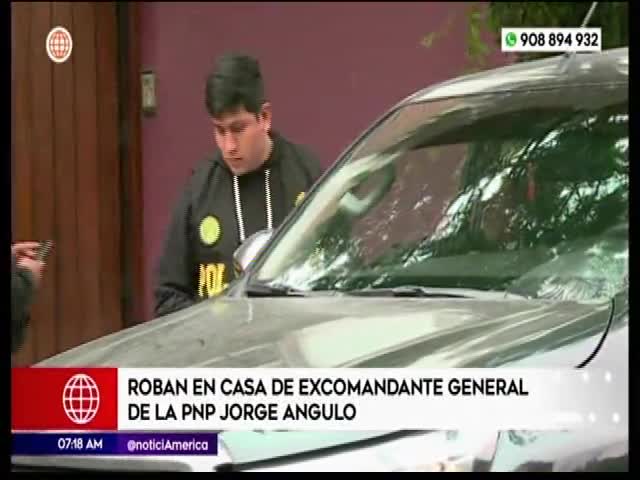 Roban en casa del excomandante general de la PNP (NR)