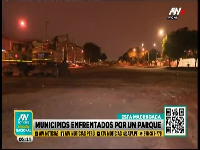 Municipios están enfrentados por parque