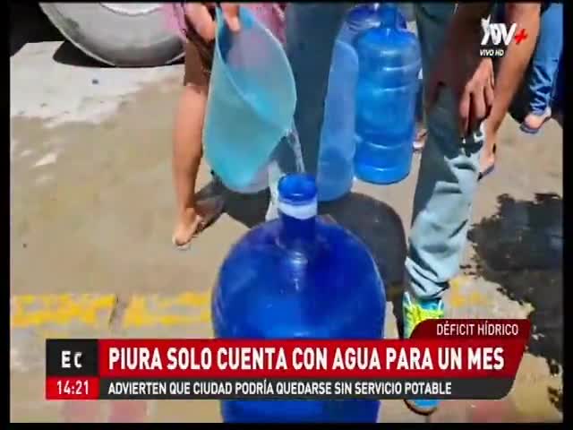 Crisis hídrica en Piura 