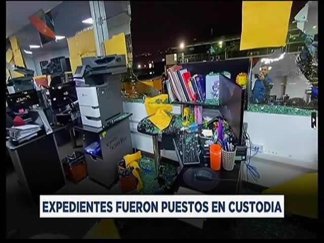 Expedientes fueron puestos en custodia 